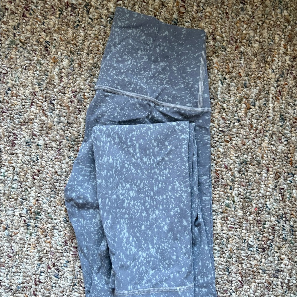 Lululemon Gray Speckled Leggings